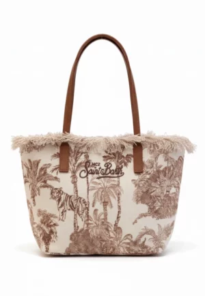 TORBA CITY BAG MID FRINGE JASNY BRĄZ