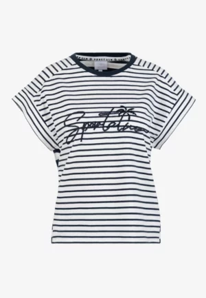 BLUZKA W PASKI BIAŁO-CZARNA