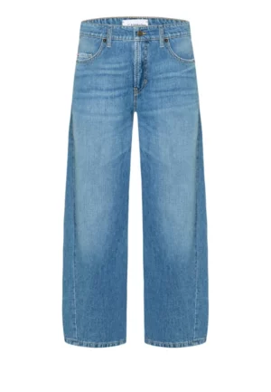 SPODNIE ORIA WIDE-FIT NIEBIESKIE