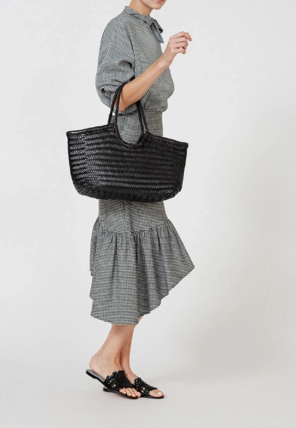 TORBA NANTUCKET BASKET BIG CZARNA