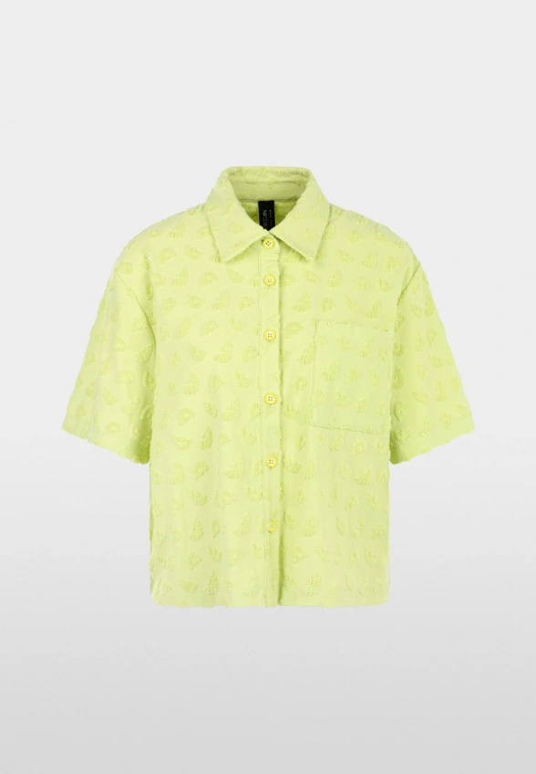 BLEZER TEKSTURWANY LIMONKOWA ZIELEŃ