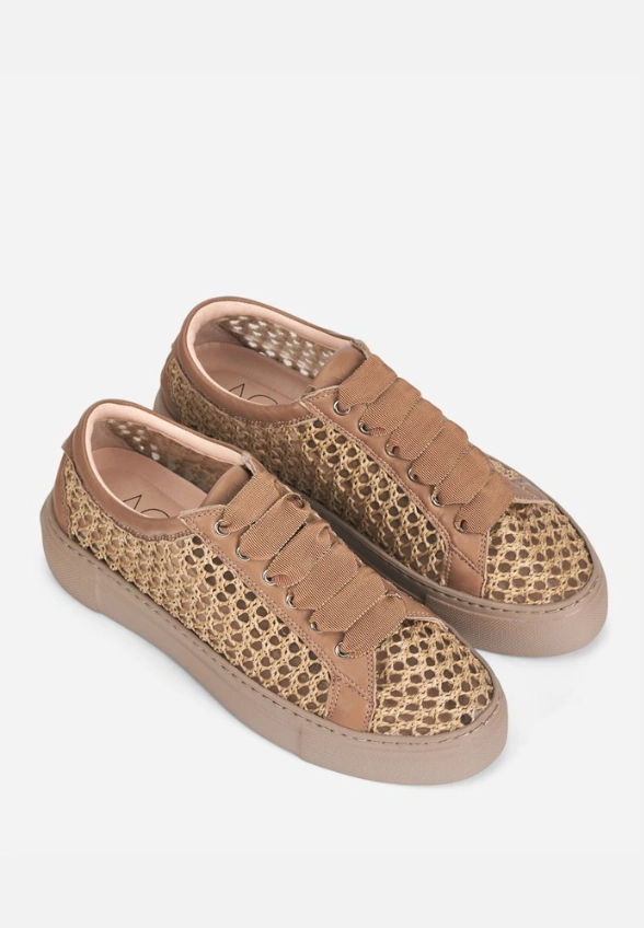SNEAKERSY METRA KARMELOWY BRĄZ