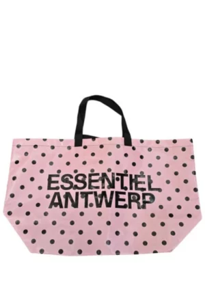 TORBA SHOPPER W KROPKI RÓŻOWA