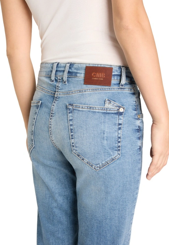 SPODNIE JEANSOWE GAIA RELAXED-FIT NIEBIESKIE