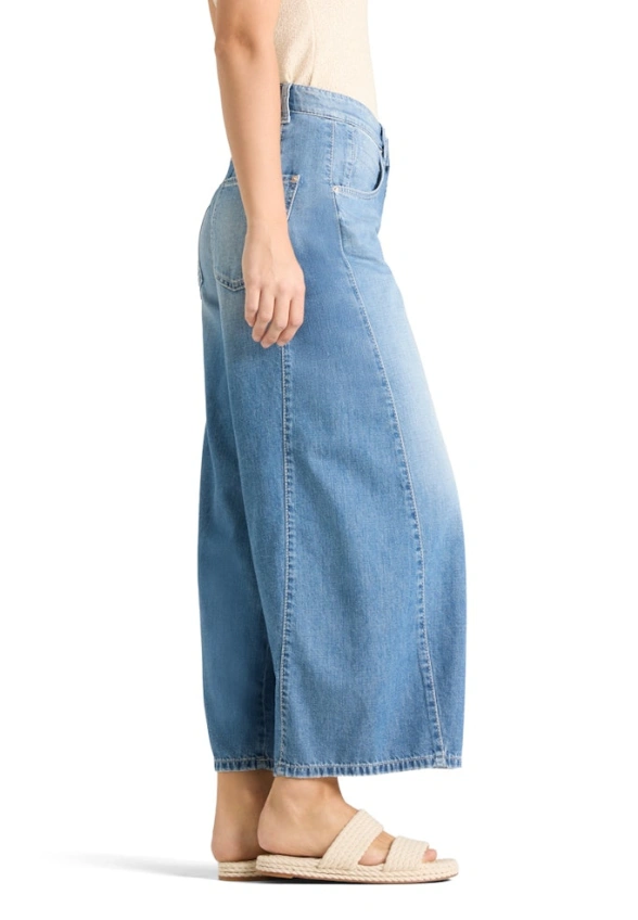 SPODNIE JEANSOWE ORLA WIDE-FIT NIEBIESKIE