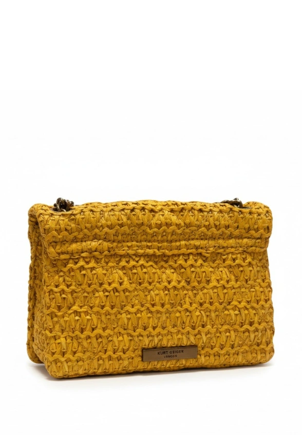 TOREBKA TWEED MINI KENSINGTON ŻÓŁTA