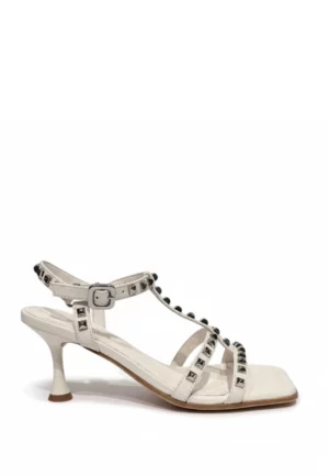 SANDAŁY NA OBCASIE FEE BIAŁE