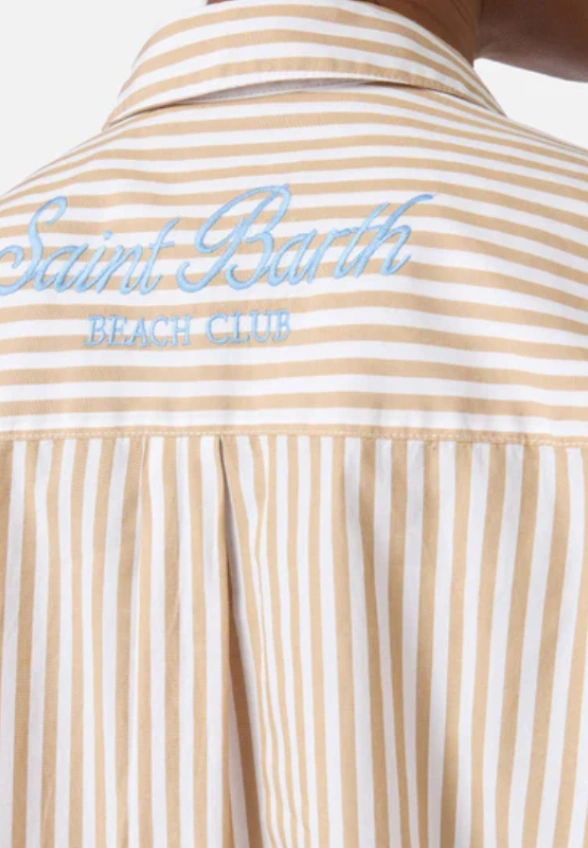 KOSZULA BRIGITTE STRIPES BRĄZOWA
