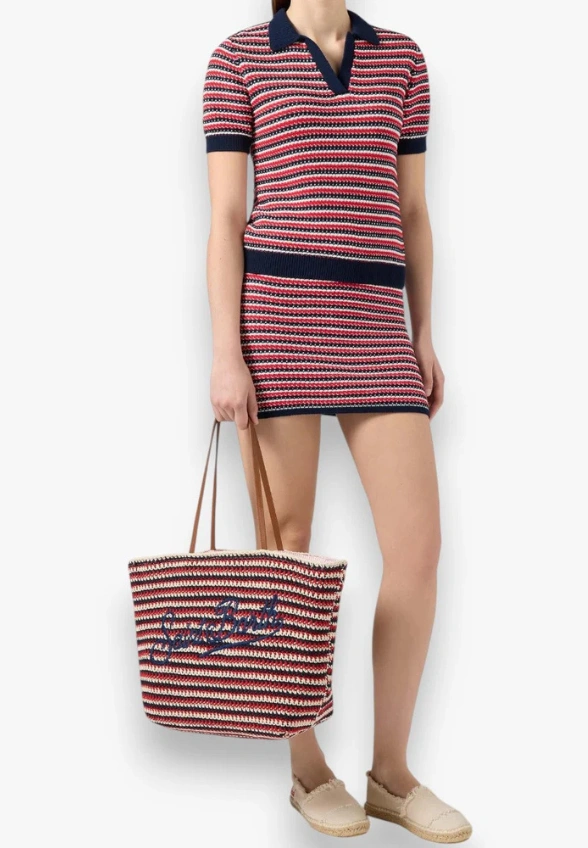 TORBA CROCHET TOTE CZERWONA