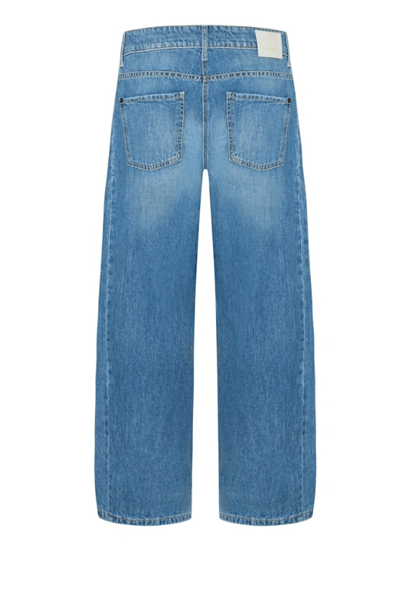 SPODNIE ORIA WIDE-FIT NIEBIESKIE