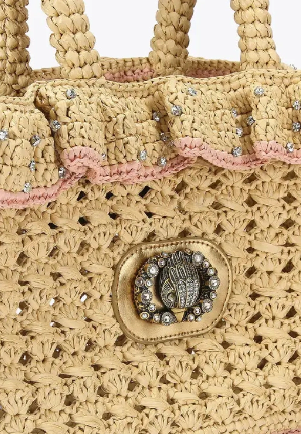 TOREBKA CHELSEA RUFFLE TOTE PIASKOWY BEŻ