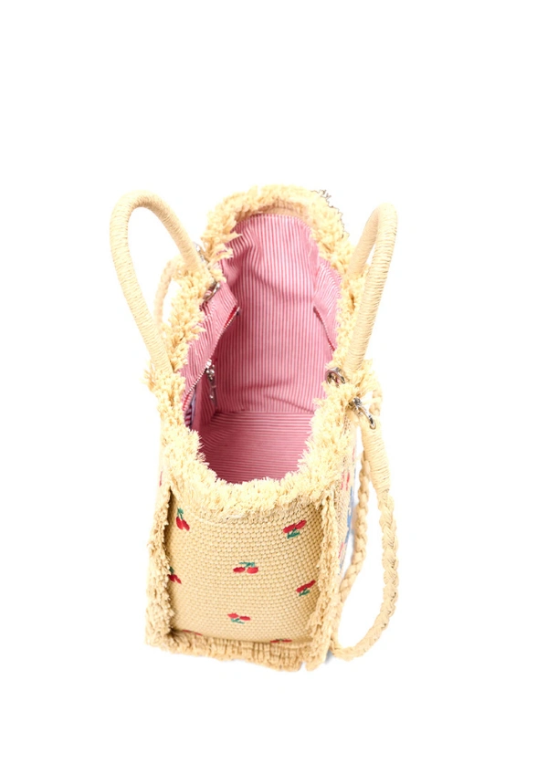 TORBA COLETTE STRAW BEŻOWA