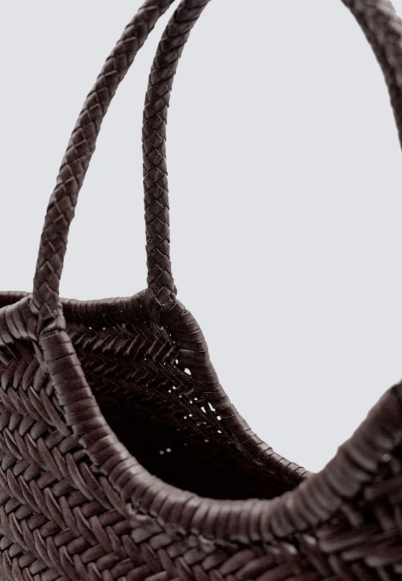TORBA NANTUCKET BASKET BIG CIEMNY BRĄZ