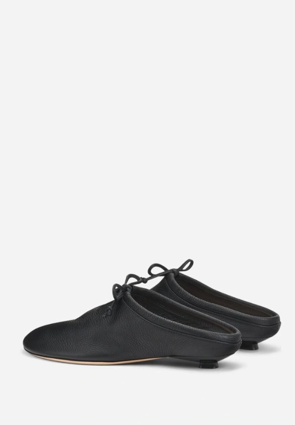 MULE SKÓRZANE ABE EASY CZARNE