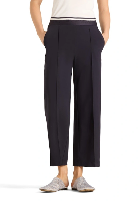 SPODNIE CAMERON WIDE-FIT GRANATOWE