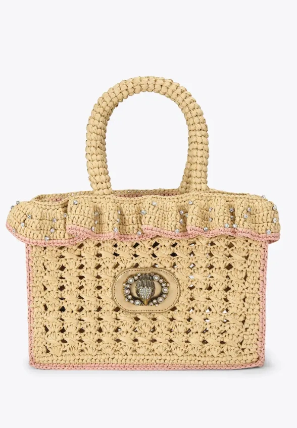 TOREBKA CHELSEA RUFFLE TOTE PIASKOWY BEŻ