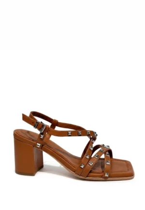 SANDAŁY SKÓRZANE DANA KARMELOWY BRĄZ