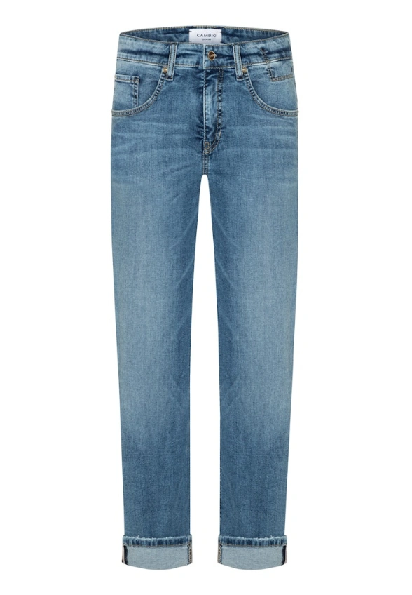 SPODNIE JEANSOWE GAIA RELAXED-FIT NIEBIESKIE