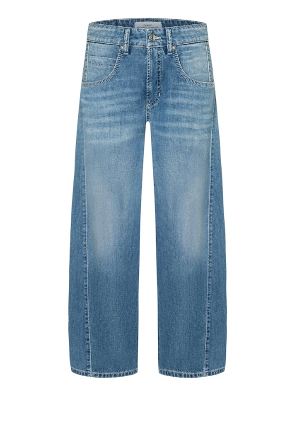 SPODNIE JEANSOWE ORLA WIDE-FIT NIEBIESKIE