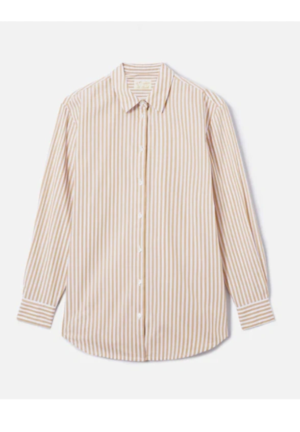KOSZULA BRIGITTE STRIPES BRĄZOWA