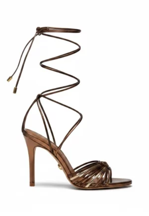 SANDAŁY MULTI STRAP ZŁOTO-BRĄZOWE