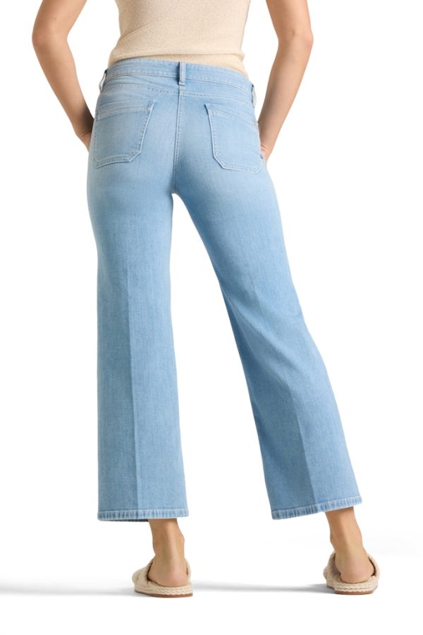 SPODNIE JEANSOWE TESS POCKET CROPPED NIEBIESKIE