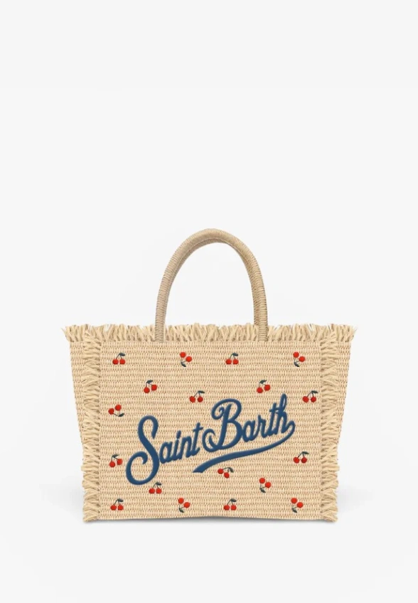 TORBA VANITY MINI STRAW BEŻOWA