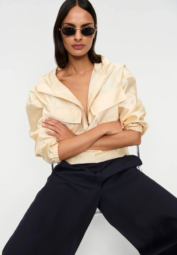 SPODNIE CHARLOTTE CULOTTE GRANATOWE