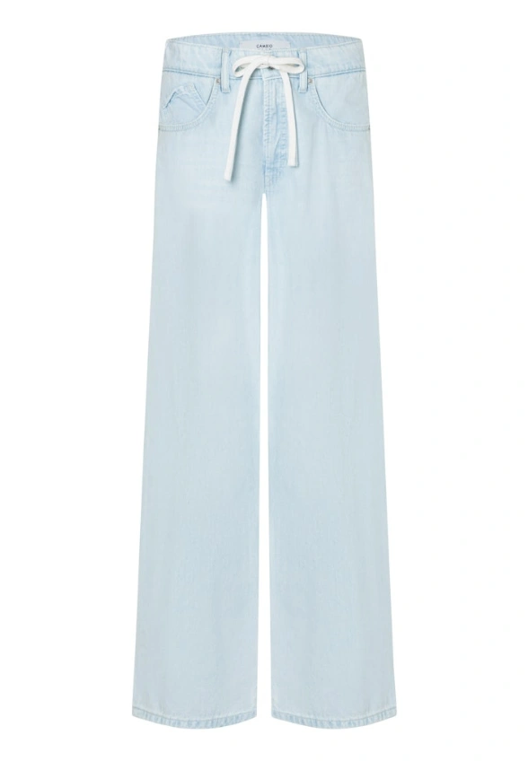 SPODNIE JEANSOWE BAGGY WIDE-FIT JASNO-NIEBIESKIE
