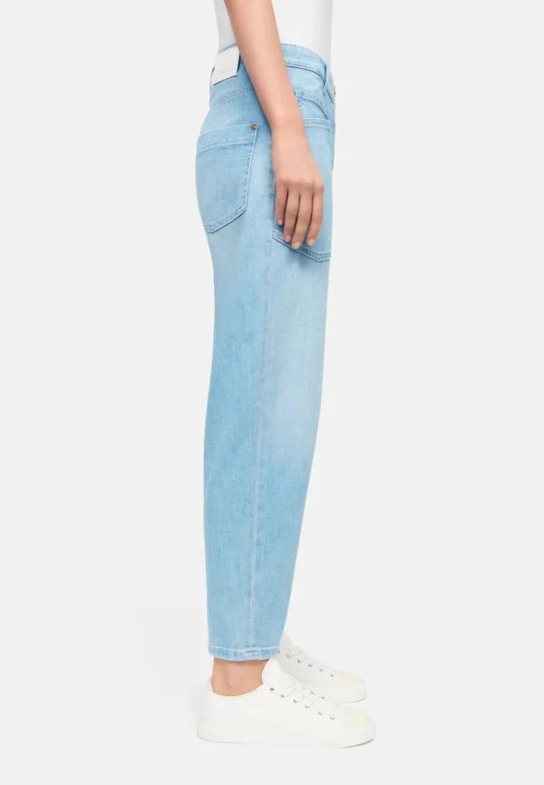 SPODNIE JEANSOWE OCEAN O-SHAPE JASNO-NIEBIESKIE