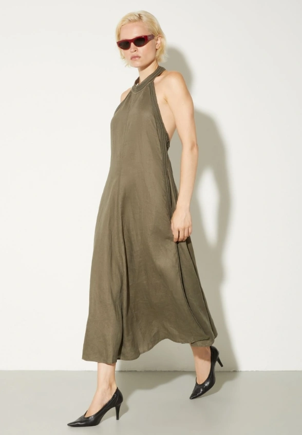 SUKIENKA MAXI LNIANA KHAKI