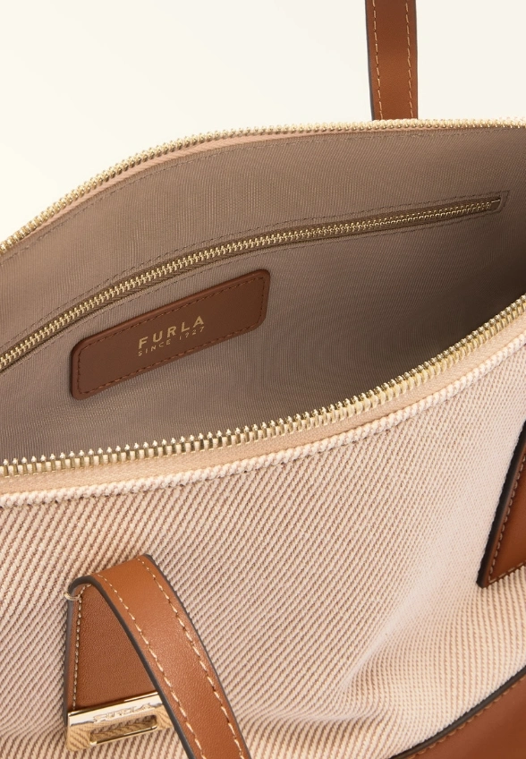 TORBA OLIVIA TOTE BEŻOWO-BRĄZOWA