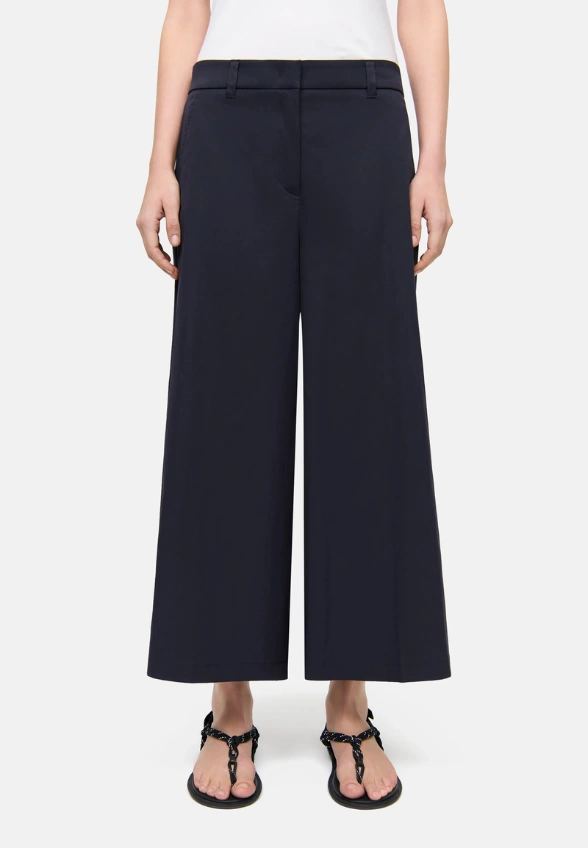 SPODNIE CHARLOTTE CULOTTE GRANATOWE