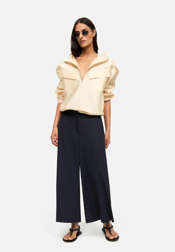 SPODNIE CHARLOTTE CULOTTE GRANATOWE