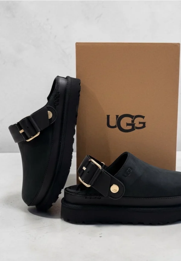 MULE GOLDENSTAR VILLA CLOG CZARNE