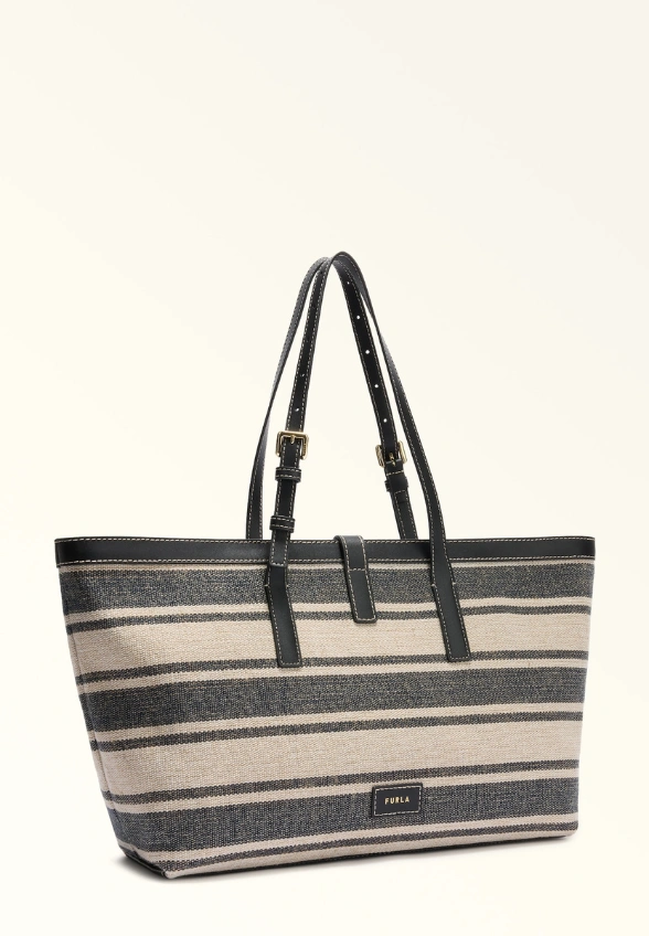 TORBA DEBBY KREMOWO-GRANATOWA