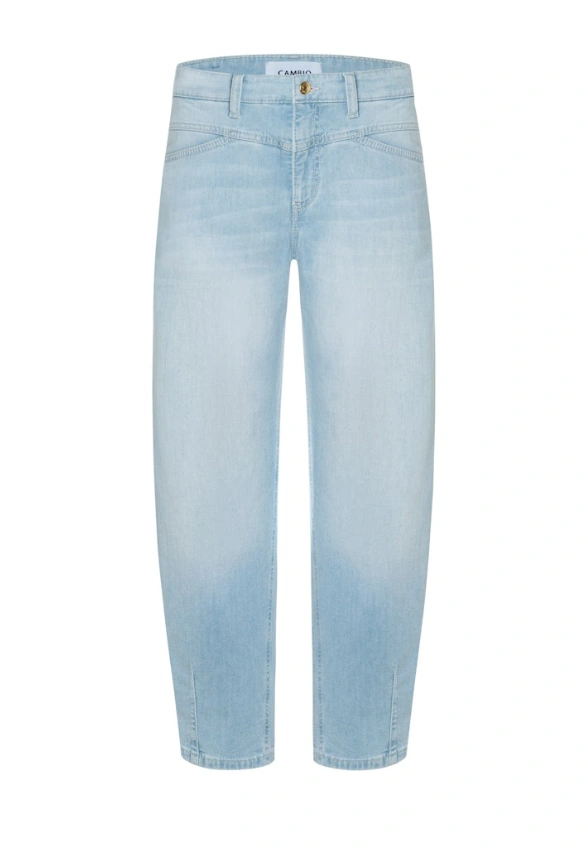 SPODNIE JEANSOWE ELIN O-SHAPE JASNO-NIEBIESKIE