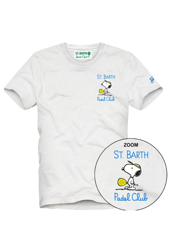 T-SHIRT MĘSKI BAWEŁNIANY PORTOFINO BIAŁY