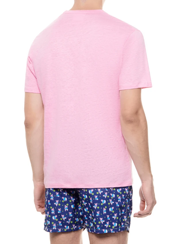 T-SHIRT MĘSKI ECSTASEA RÓŻOWY