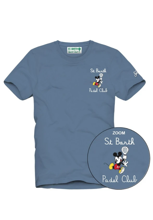 T-SHIRT MĘSKI PORTOFINO NIEBIESKI