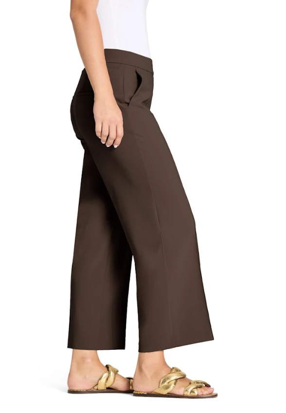 SPODNIE CAMERON WIDE-FIT BRĄZOWE