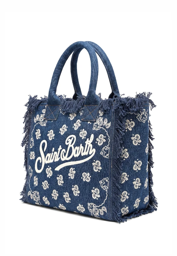TORBA DENIMOWA VANITY EMBRY NIEBIESKA