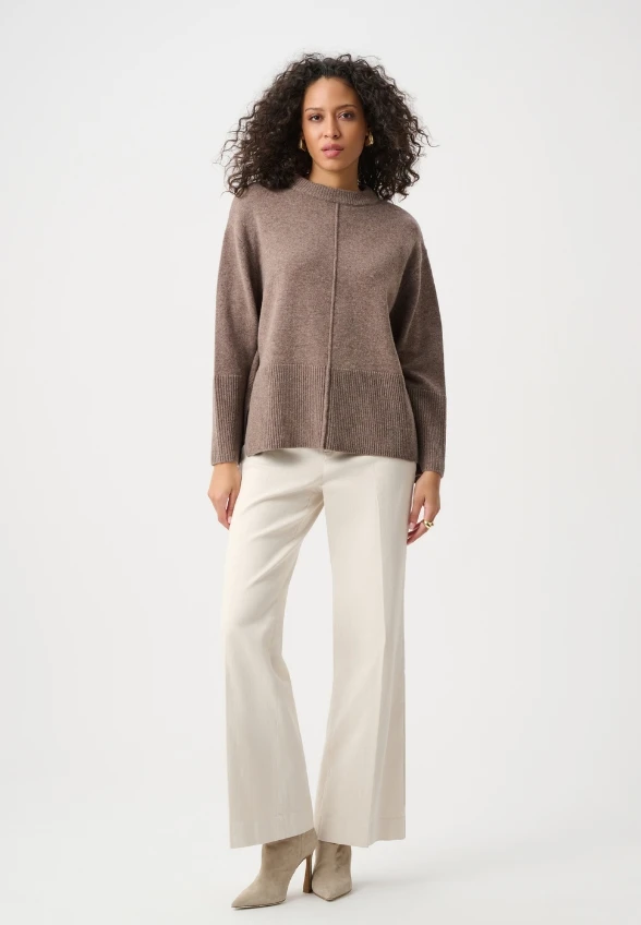 SWETER WEŁNIANY MOCHA