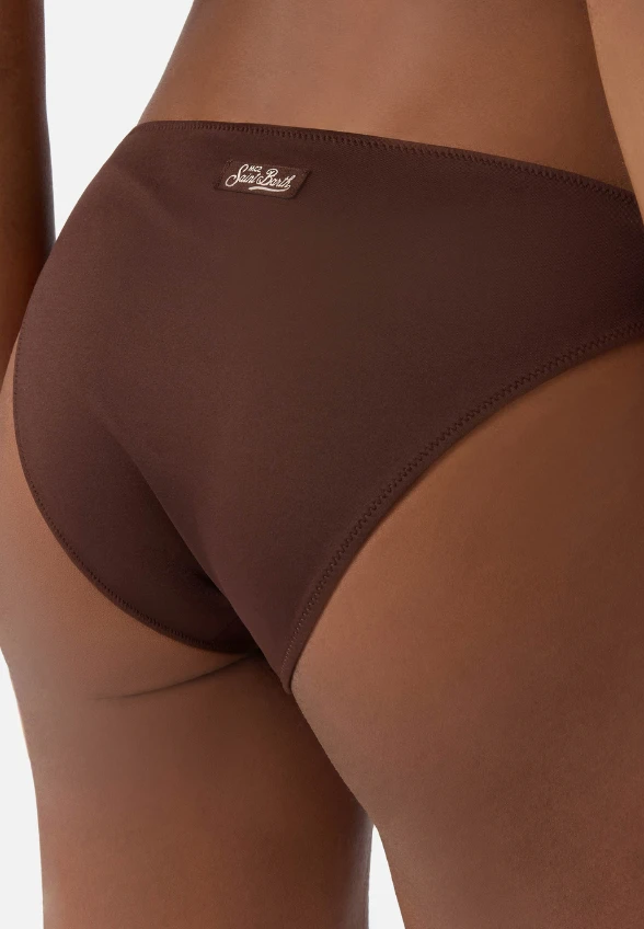 DÓŁ BIKINI MAIA BRĄZOWY