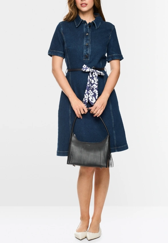 SUKIENKA MINI JEANSOWA GRANATOWA