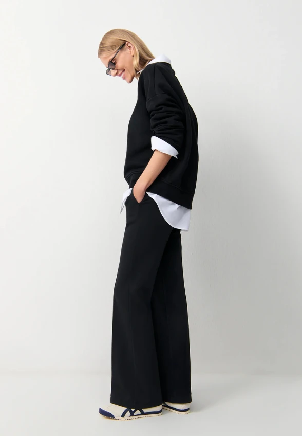 SPODNIE FRANCOISE W KANT CZARNE