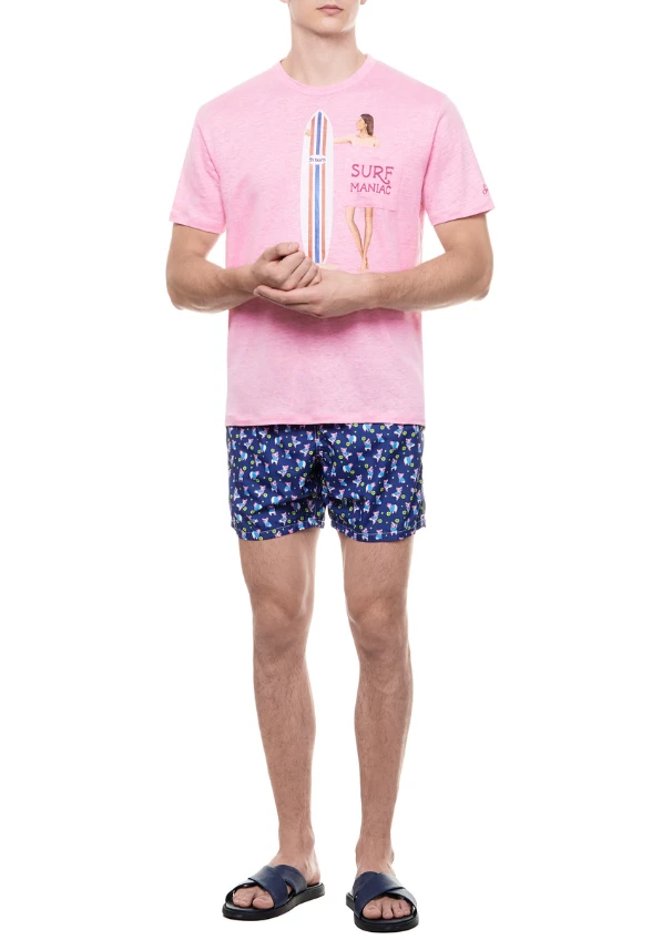 T-SHIRT MĘSKI ECSTASEA RÓŻOWY