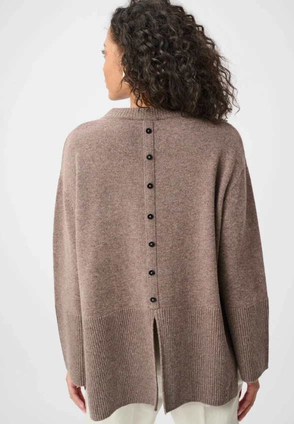 SWETER WEŁNIANY MOCHA