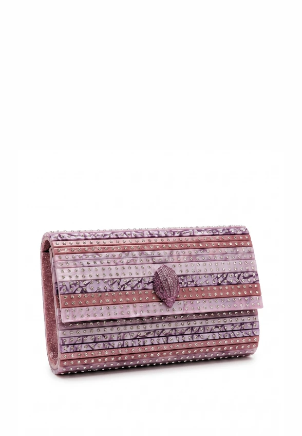 TOREBKA PARTY EAGLE CLUTCH Z KRYSZTAŁKAMI RÓŻOWA