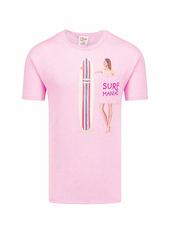 T-SHIRT MĘSKI ECSTASEA RÓŻOWY